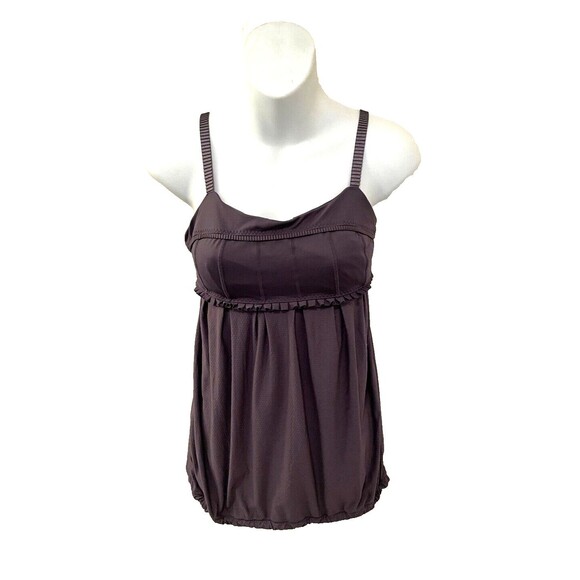 Lululemon Tops - Womens Size 4 Lululemon Priiti Tank Top Dark Gray ~ Soft Stretch Luxtreme